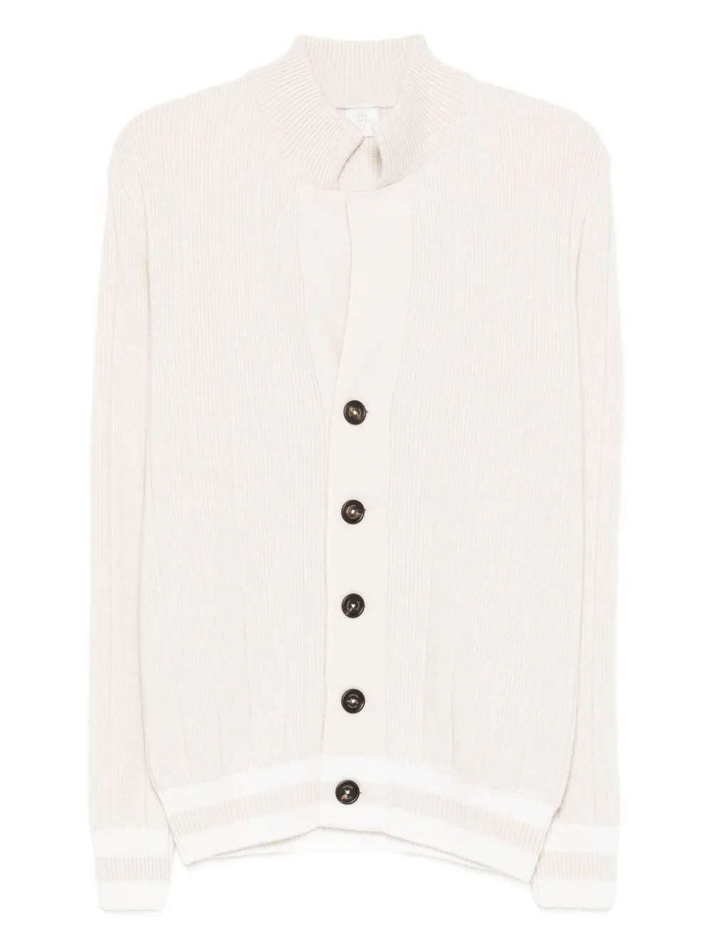 Eleventy ribbed cashmere cardigan | Neutrals | Image 1