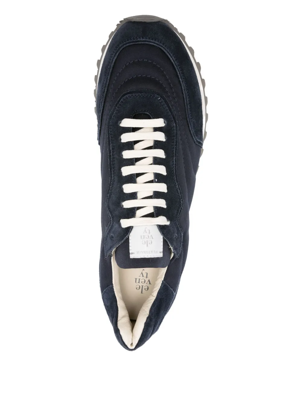 Eleventy Leren sneakers Blauw
