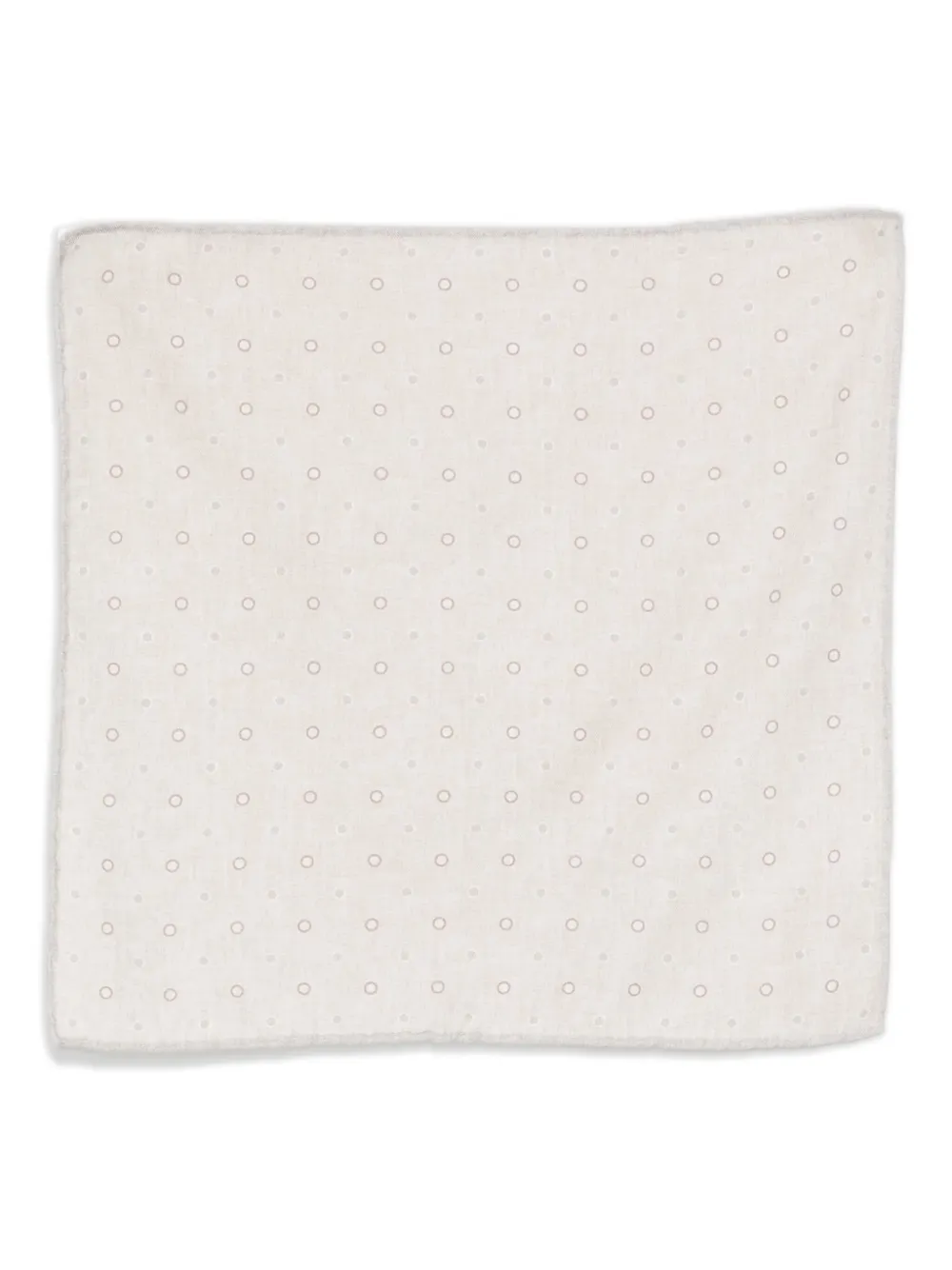 Eleventy Pochet met stippen Beige