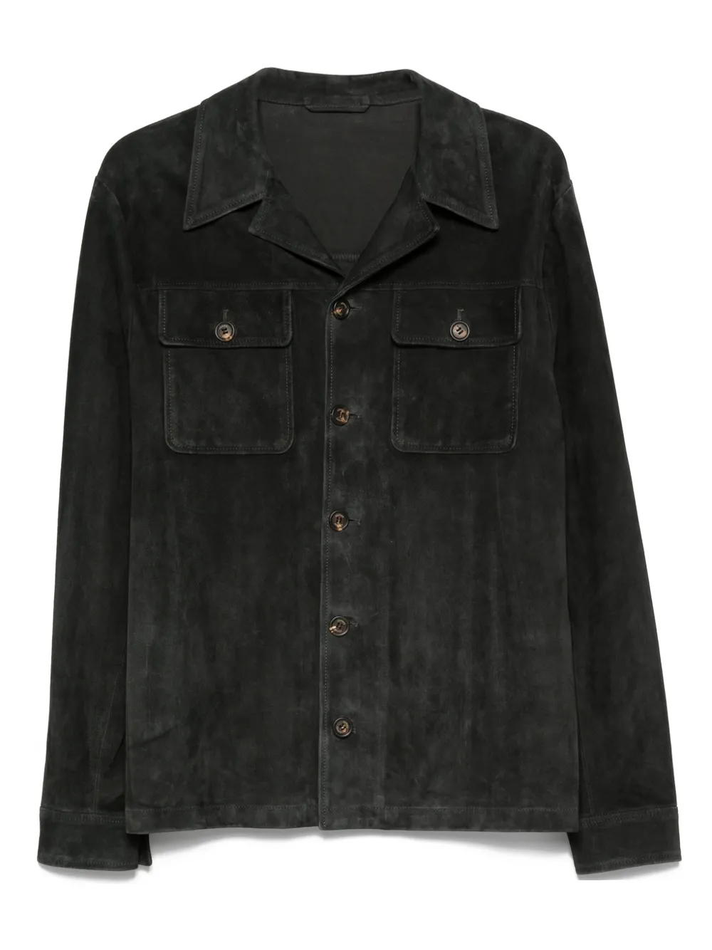 Eleventy buttoned flap-pockets jacket | Black | Image 1