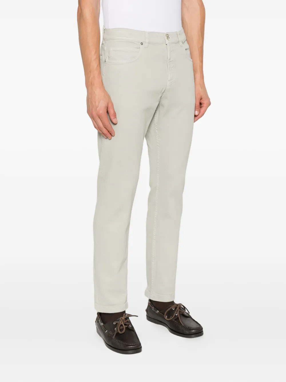 Eleventy Jeans met vijf zakken Groen