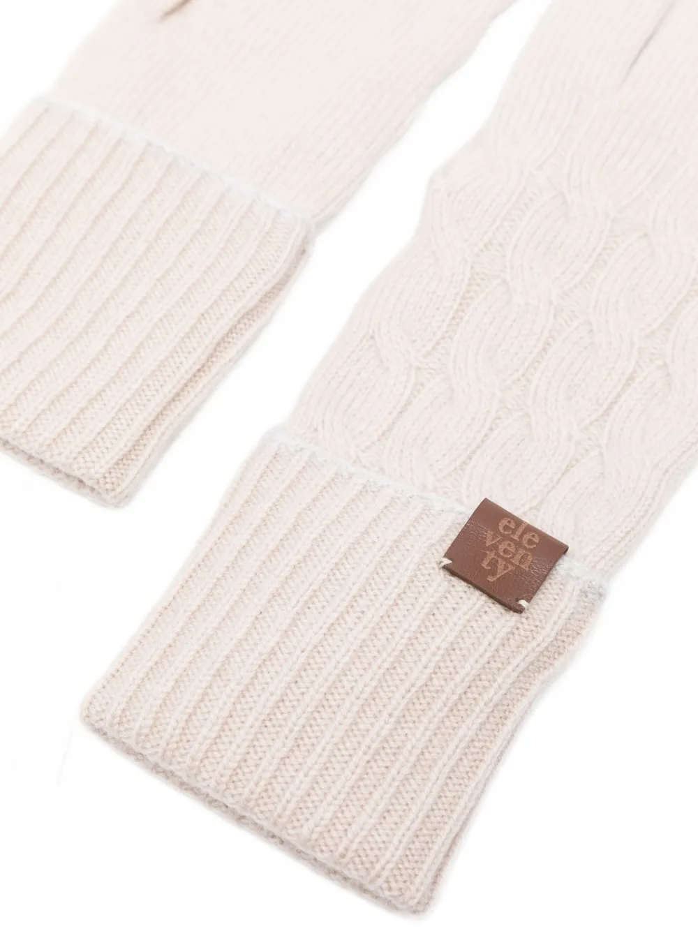 Eleventy cable-knit cashmere gloves | Image 2