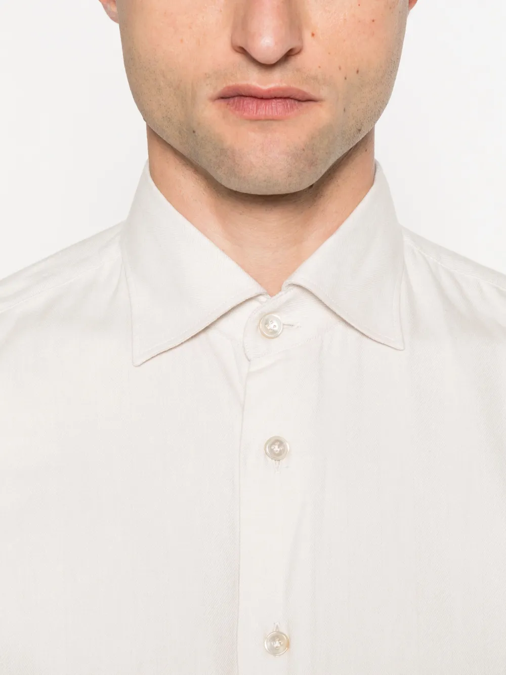 Eleventy Button-down overhemd Beige