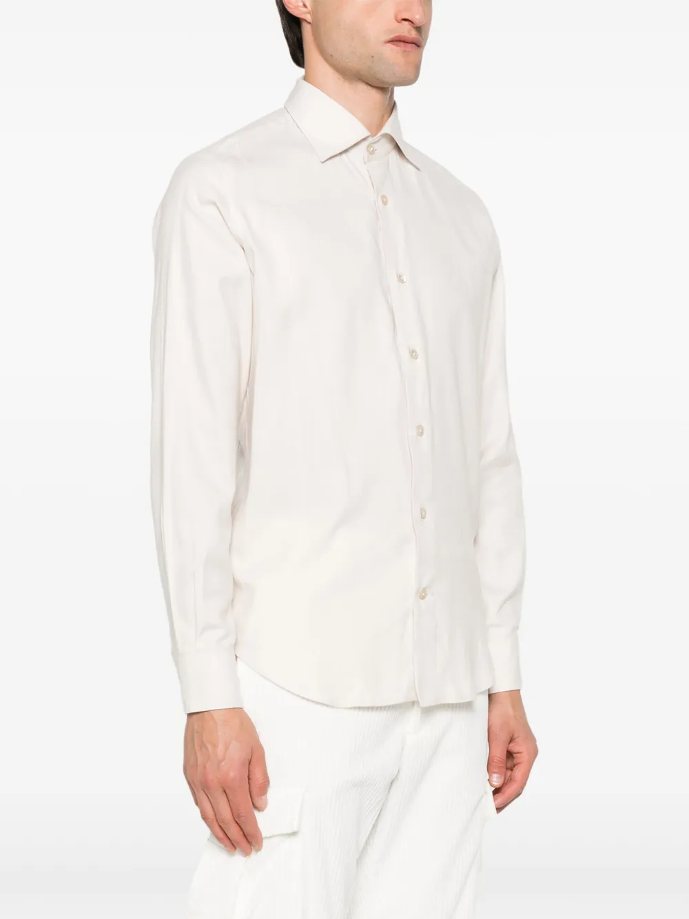 Eleventy Button-down overhemd Beige
