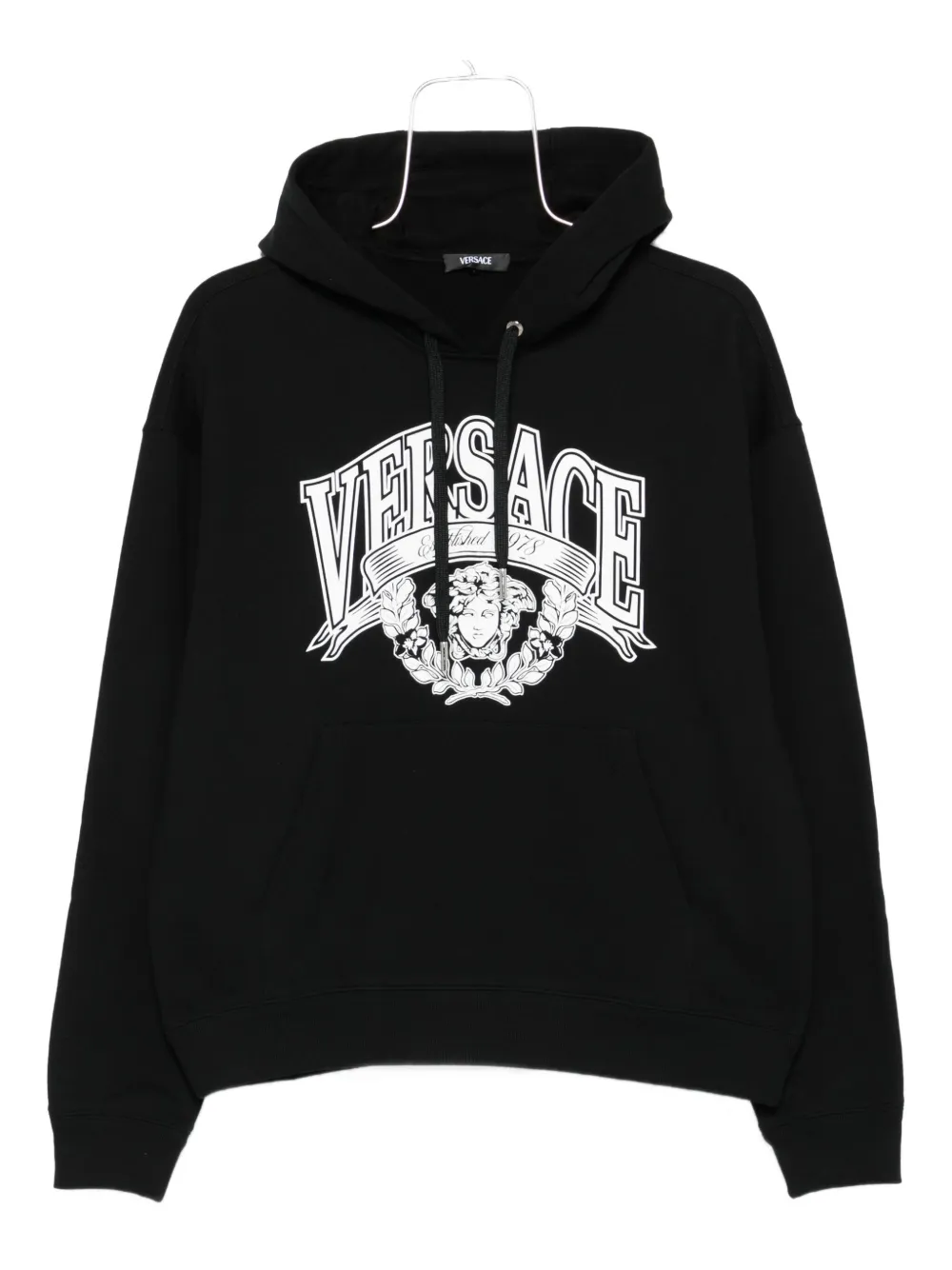 Versace Hoodie met Medusa-print Zwart
