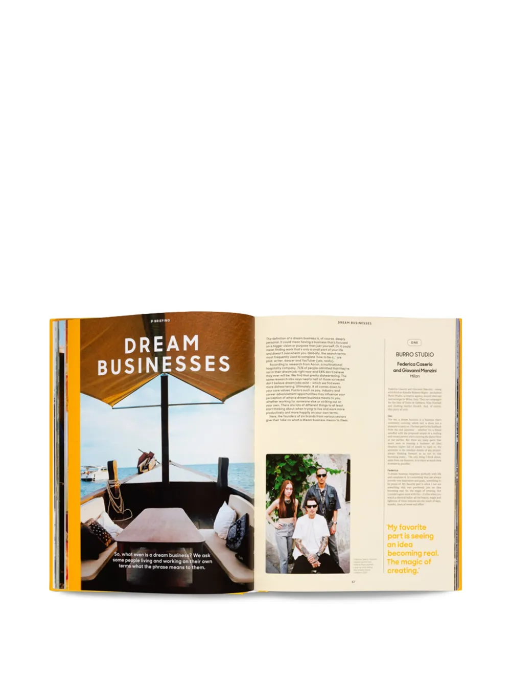  Gestalten Dream Businesses Book - Yellow 