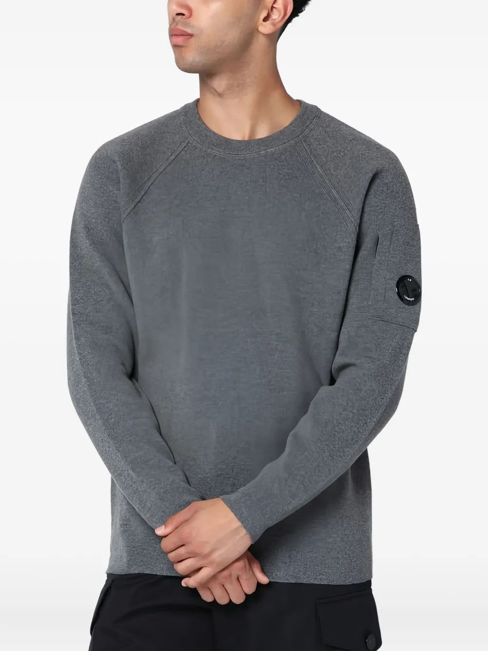 C.P. Company lens-detail sweater | Grey | Image 1