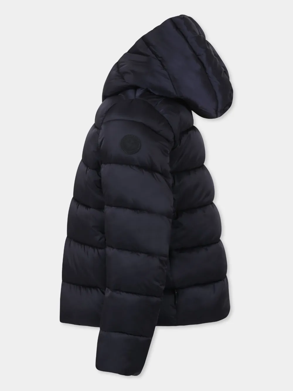 Save The Duck Kids Gevoerd jack met capuchon Zwart