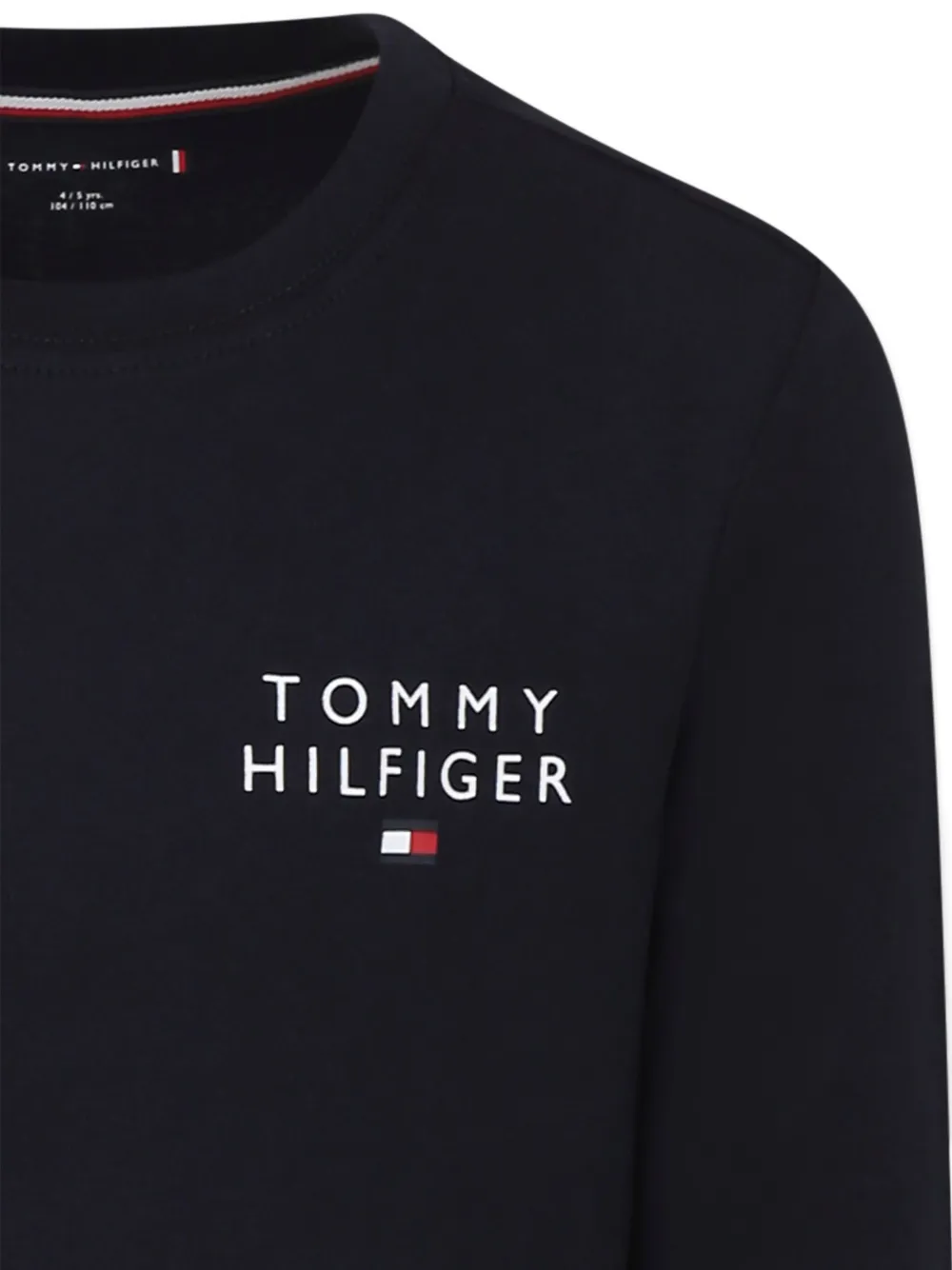 Tommy Hilfiger Junior Geruite pyjama met logoprint Blauw