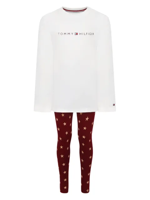 Tommy Hilfiger Junior logo-print pajamas