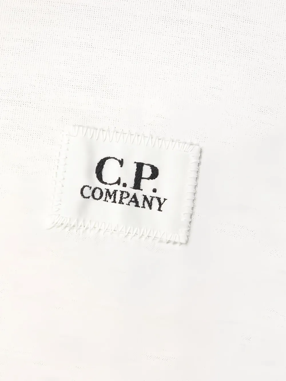 C.P. Company T-shirt met logopatch Wit