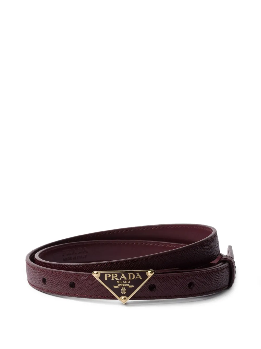 Prada Saffiano leren portemonnee Rood