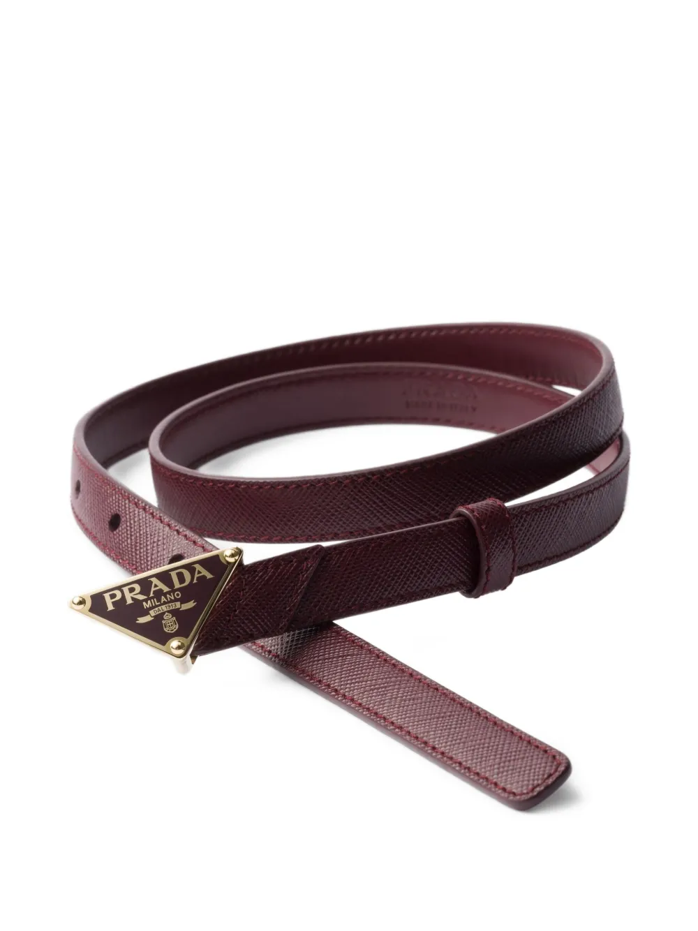 Prada Saffiano leren portemonnee Rood