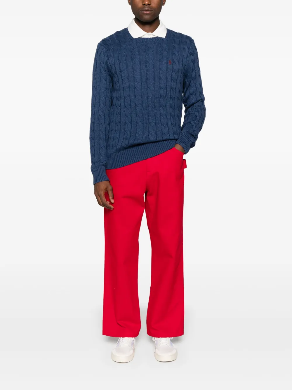 Polo Ralph Lauren Polo Pony-embroidered jumper - Blauw