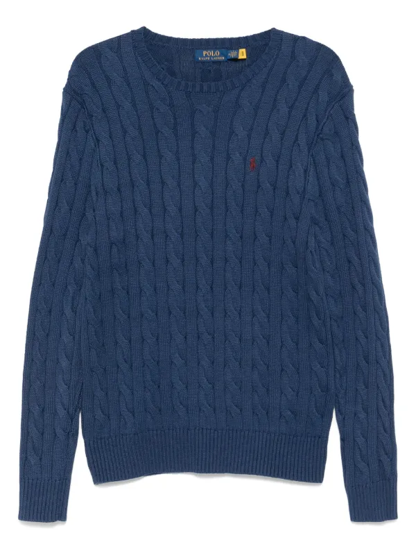 Polo Ralph Lauren Polo Pony-embroidered Jumper in Blue