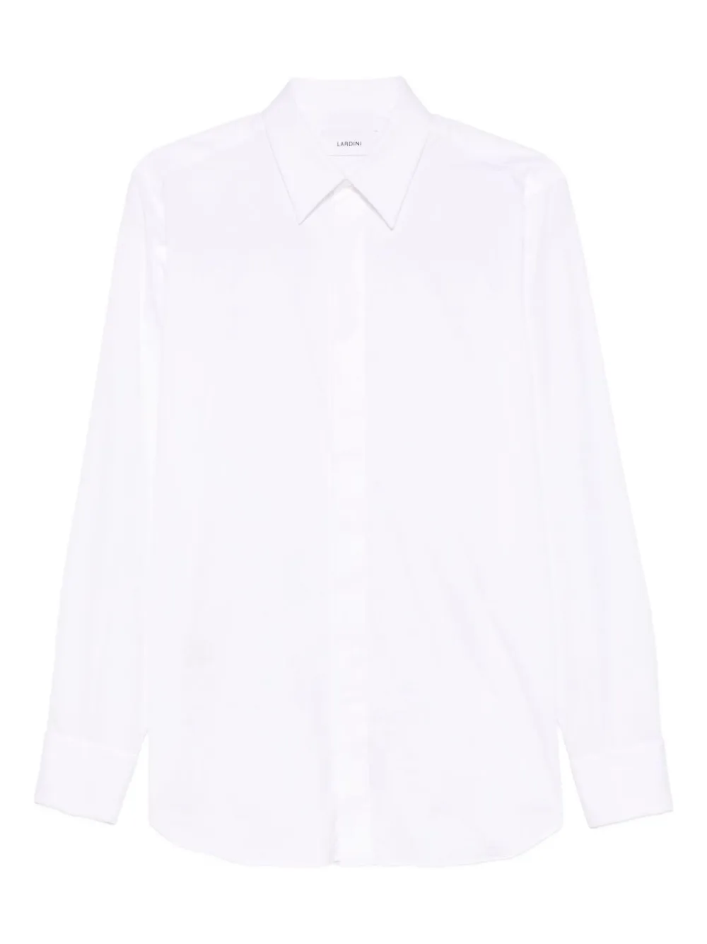 Lardini long-sleeve poplin shirt Wit