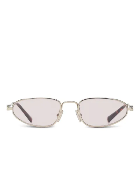 Miu Miu Eyewear oval-frame metal sunglasses
