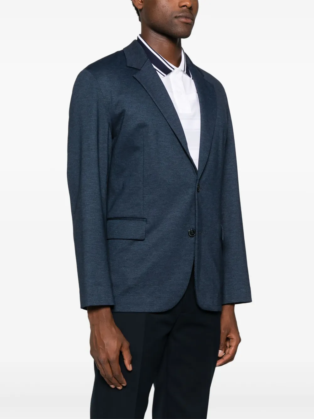 BOSS Blazer met enkele rij knopen Blauw