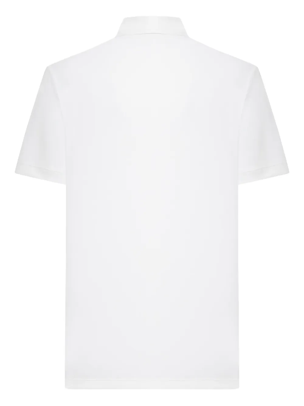 Giorgio Armani Poloshirt met geborduurd logo - Wit