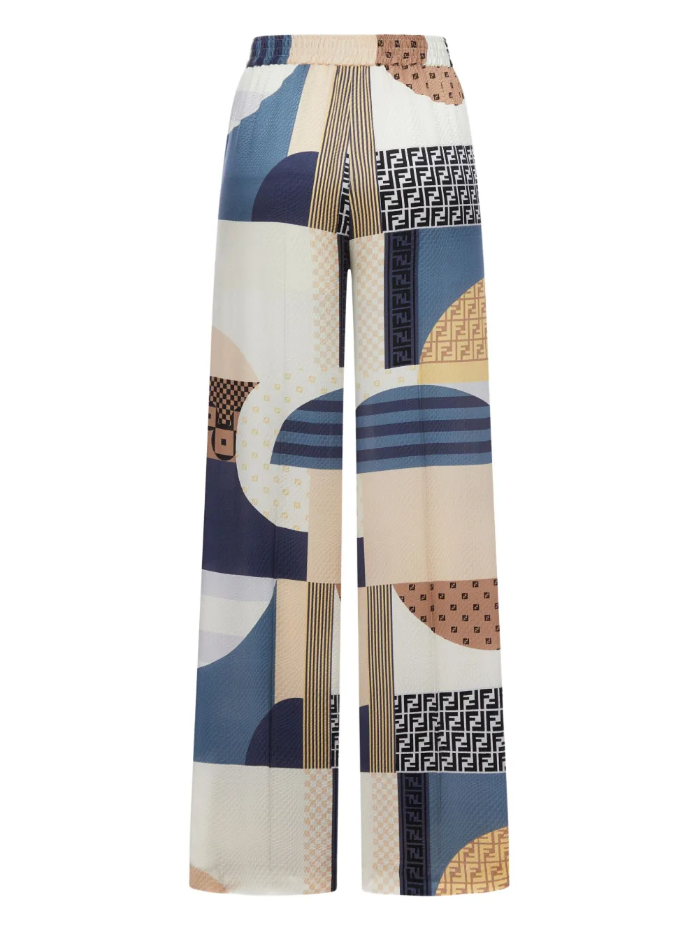 FENDI geometric-print wide-leg trousers | Wide-Leg Pants | Image 2