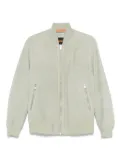 BOSS zip-up bomber jacket - Green