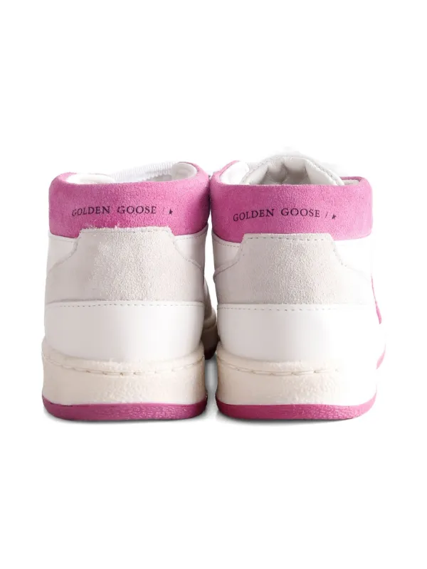 Golden Goose Kids Leather Sneakers | White | FARFETCH ZA