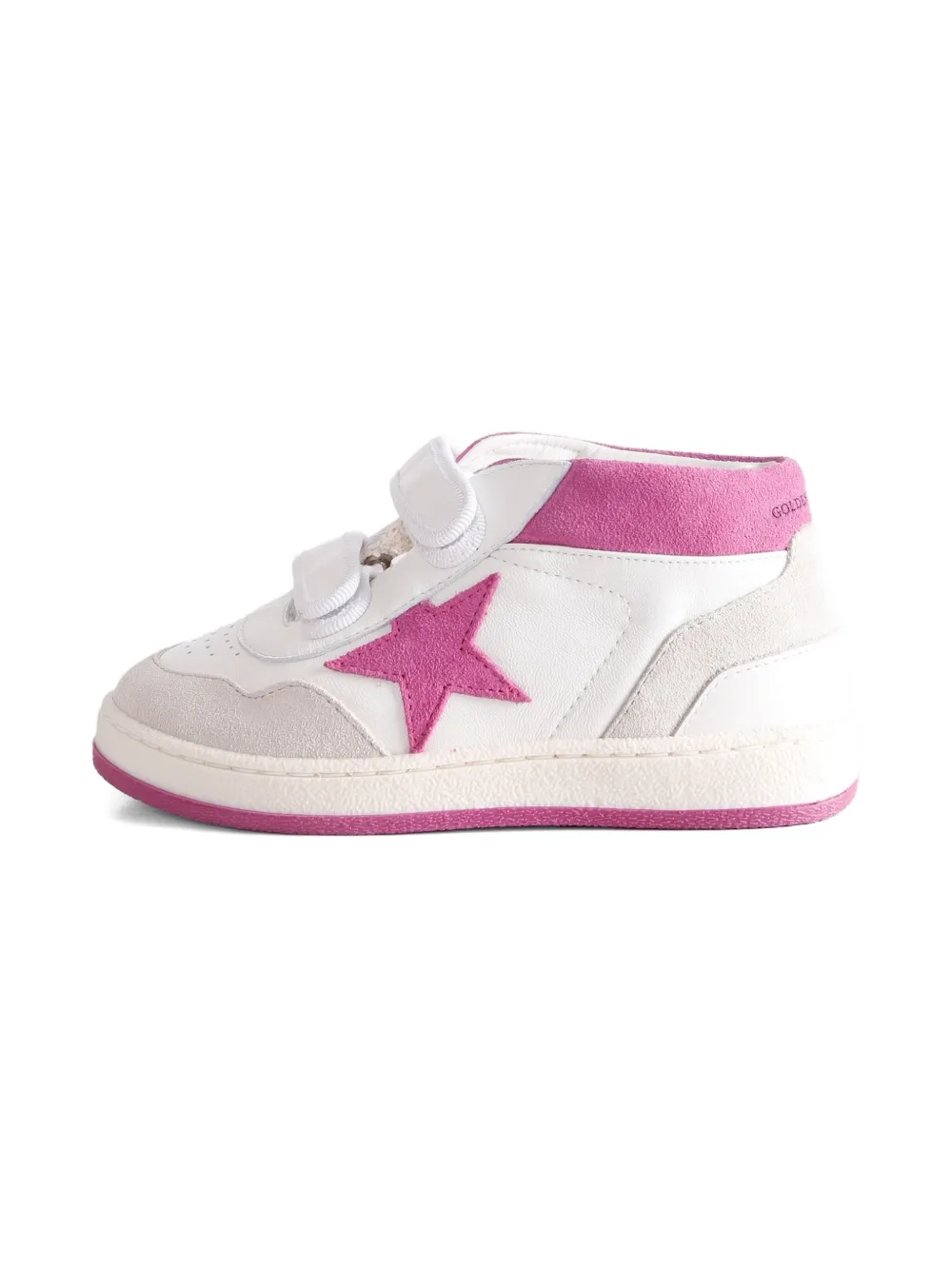 Golden Goose Kids leather sneakers White