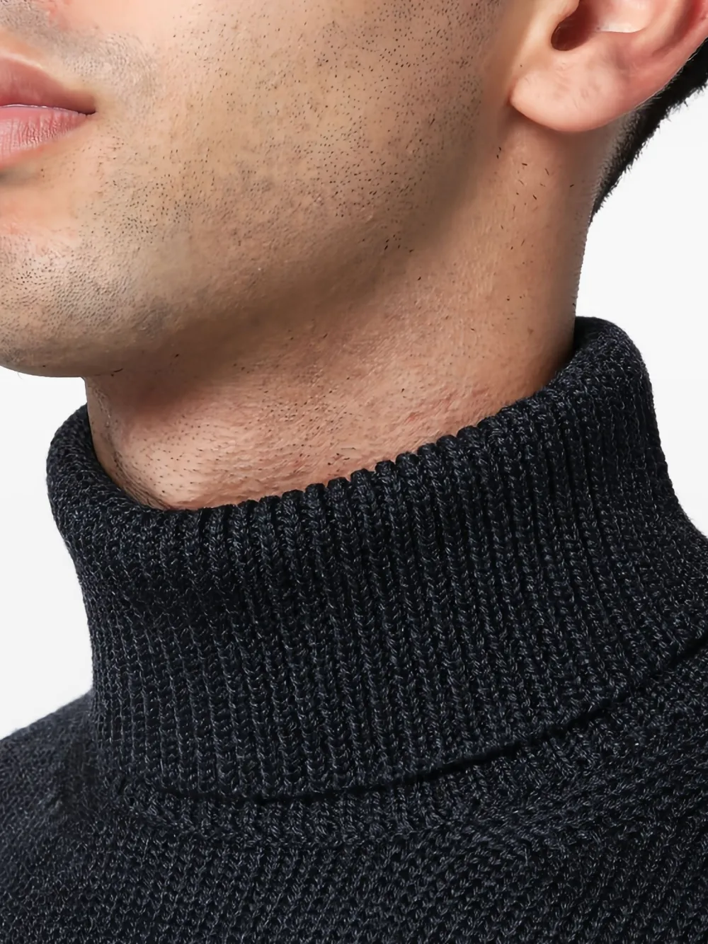 Roberto Collina Geribbelde coltrui Blauw