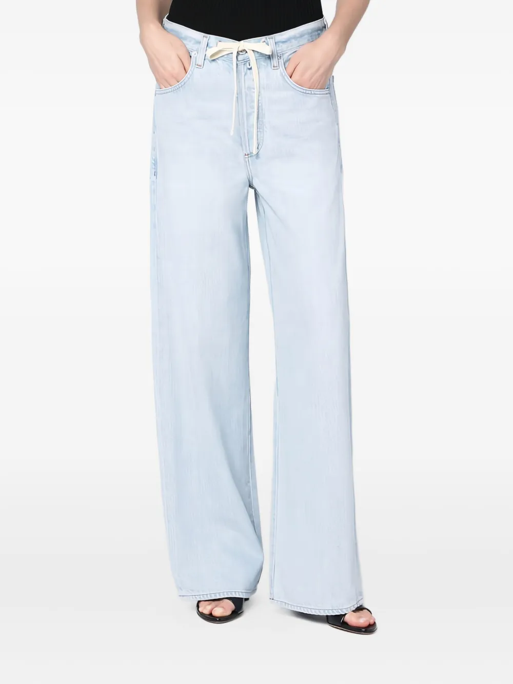 Citizens of Humanity Palazzo jeans met trekkoord Blauw