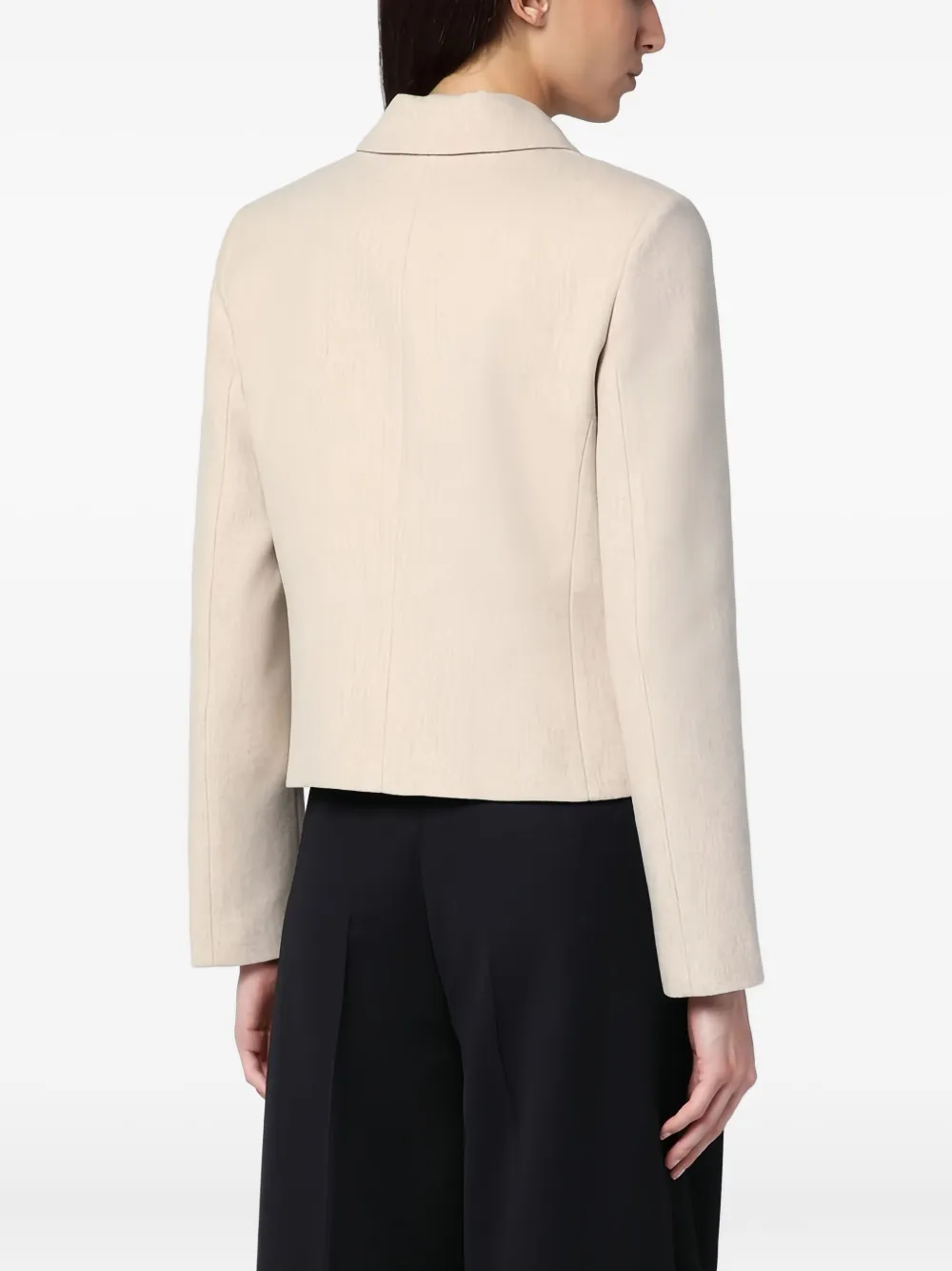 The Garment Blazer met dubbele rij knopen Beige