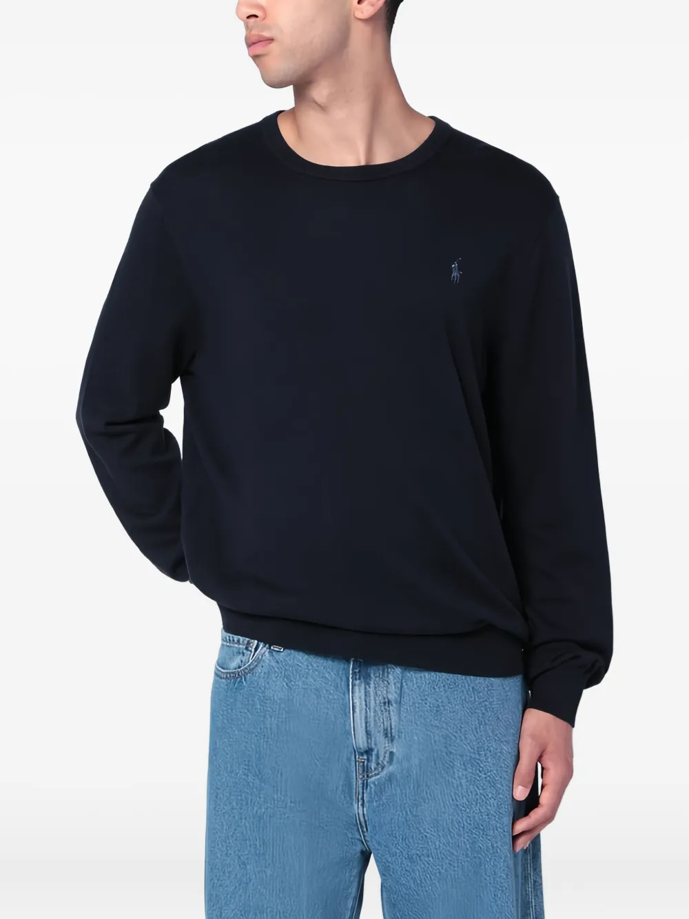 Polo Ralph Lauren クルーネック セーター - ブルー Polo Ralph Lauren クルーネック セーター - ブルー