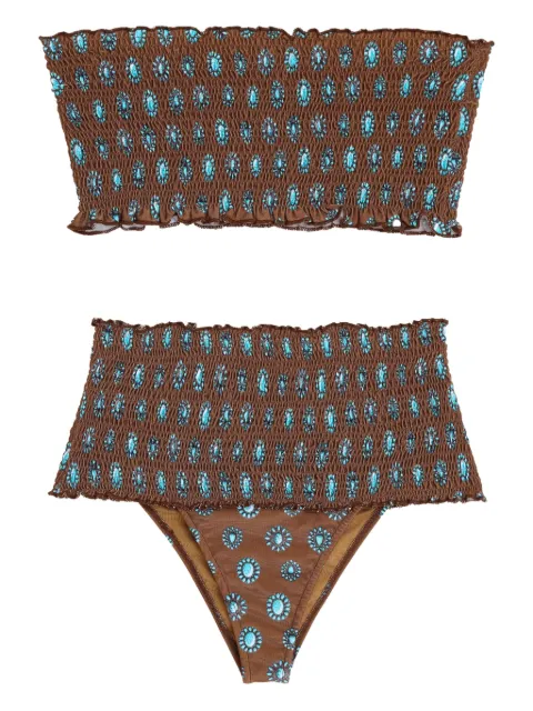 Triya Conjunto de biquíni com estampa