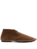Saint Laurent Valentin suede boots - Brown