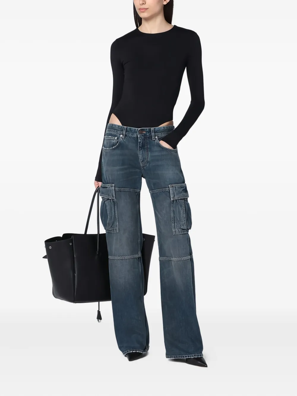 Balenciaga logo-patch jeans | Straight-Leg Jeans | Image 2