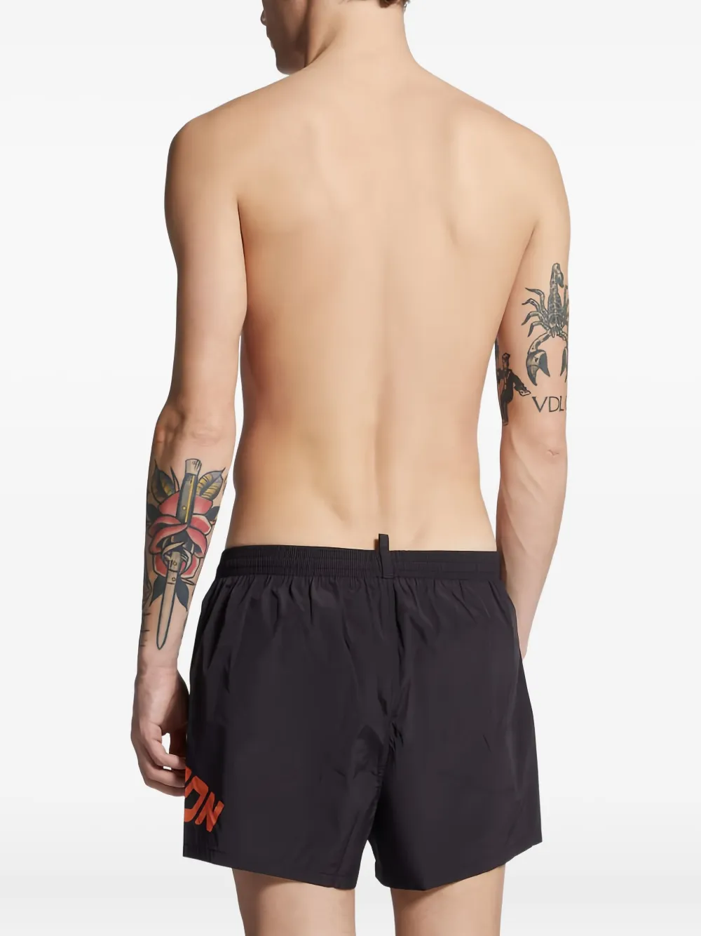 Dsquared2 Icon New Generation Swim Shorts In Black