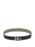 Gucci GG Supreme leather reversible belt - Neutrals