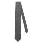 TOM FORD geometric-pattern tie - Black