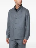 Tagliatore single-breasted patch-pocket jacket - Grey