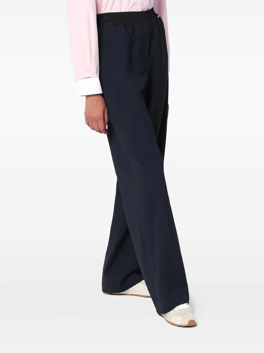 Miu Broek met logopatch Blauw