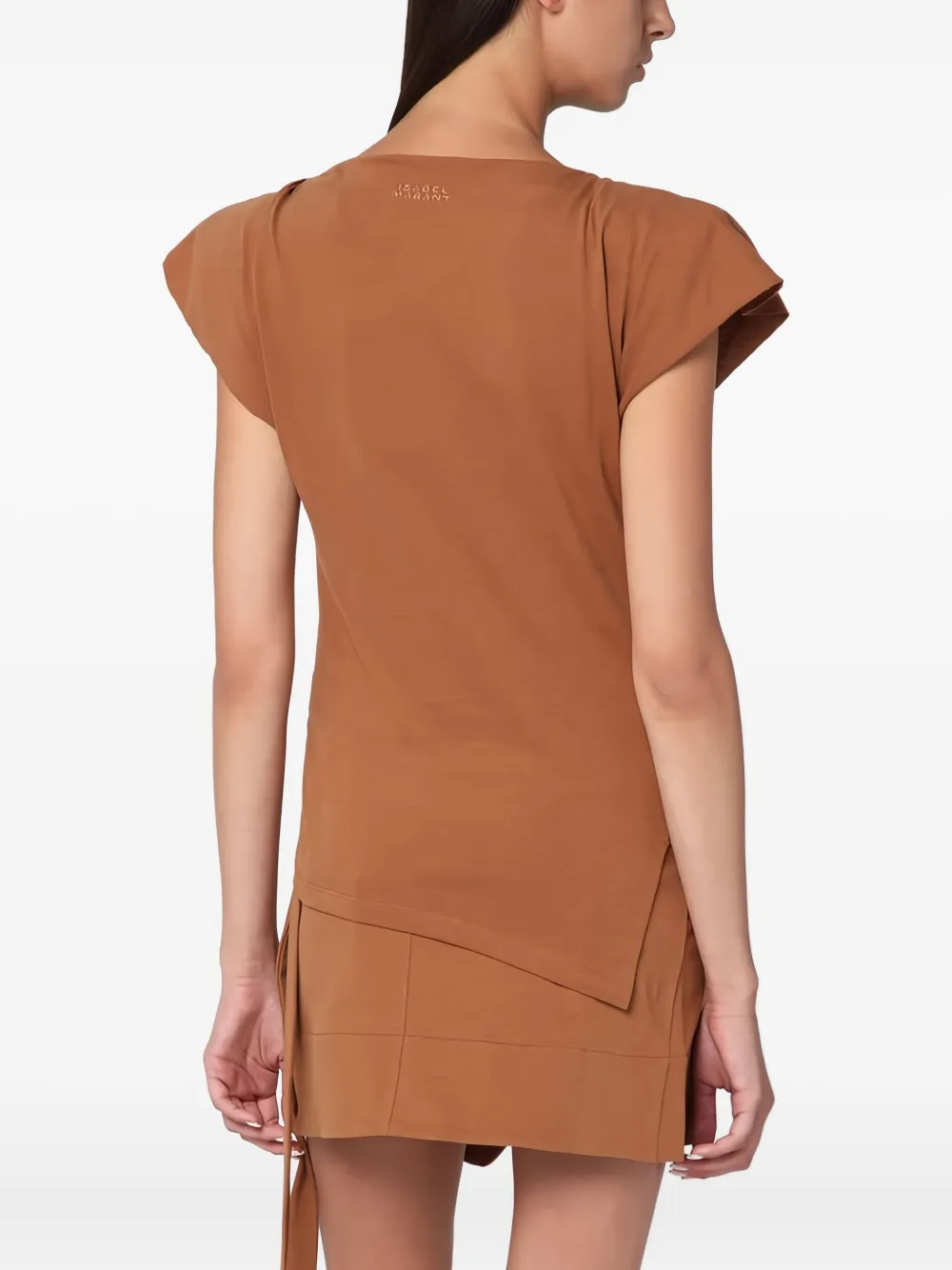 ISABEL MARANT Mini-wikkeljurk Bruin