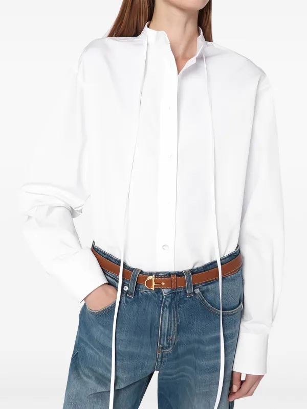 GUCCIホースビットベルトブラウン Gucci ホースビット レザーベルト | ブラウン | FARFETCH JP