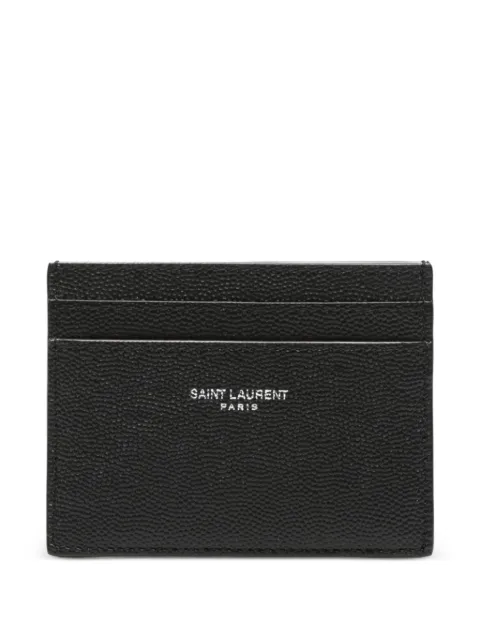 Saint Laurent grain-leather card holder