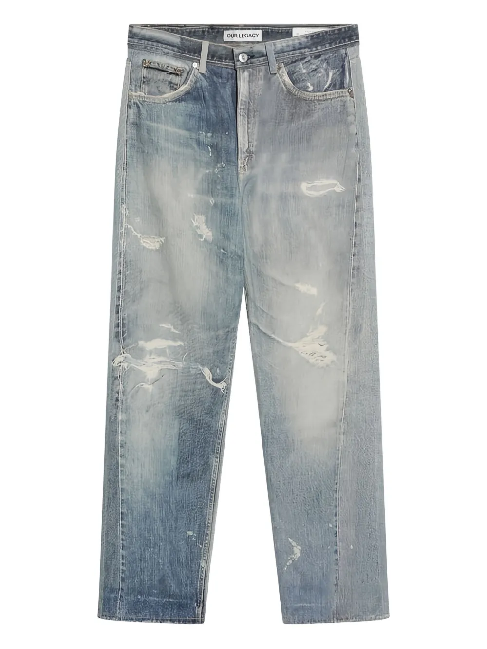 OUR LEGACY distressed-effect jeans | Blue | Image 1