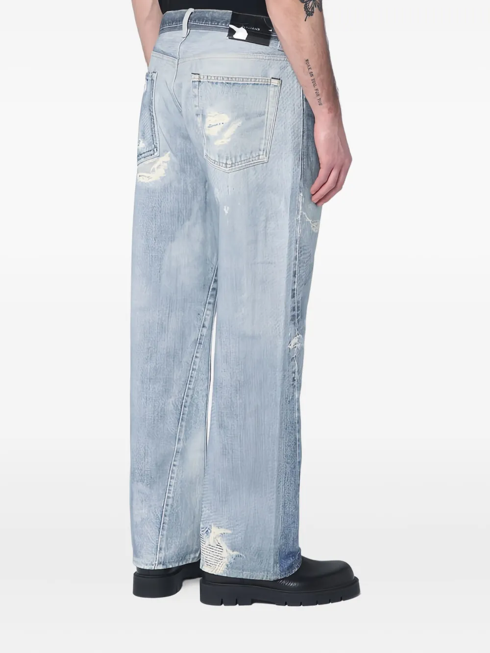 Our Legacy Distressed-effect Jeans In Blue