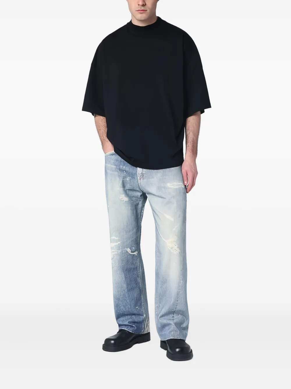 OUR LEGACY Gerafelde jeans - Blauw