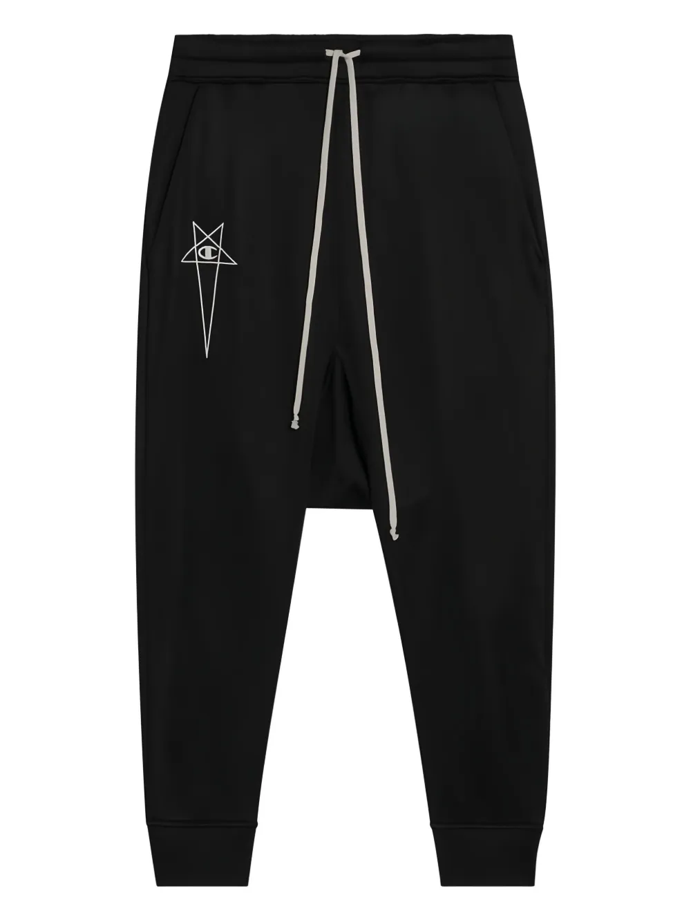 Rick Owens X Champion Pantaloni con coulisse - Nero
