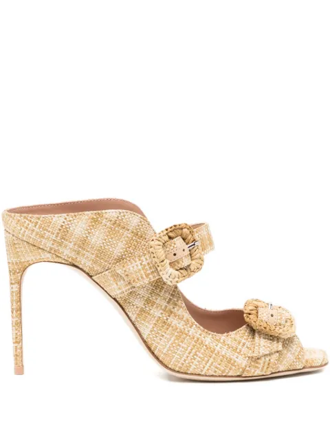 Malone Souliers sandales en raphia à boucle