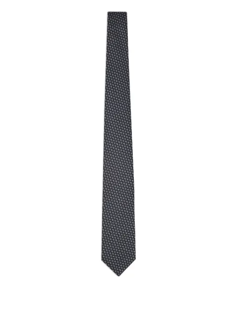 Giorgio Armani geometric-pattern tie