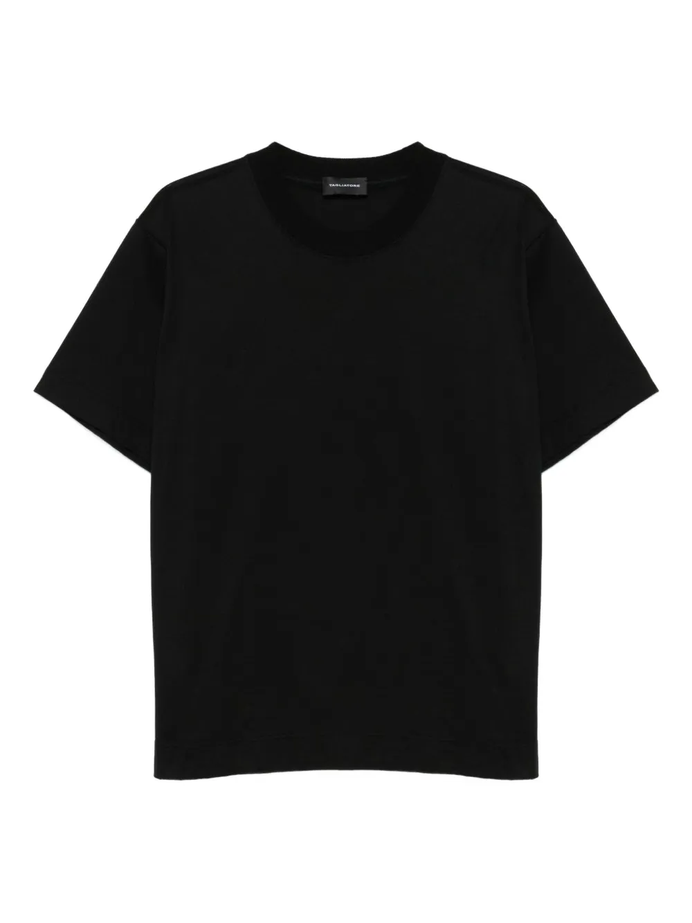 Tagliatore round-neck short-sleeve t-shirt | Black | Image 1