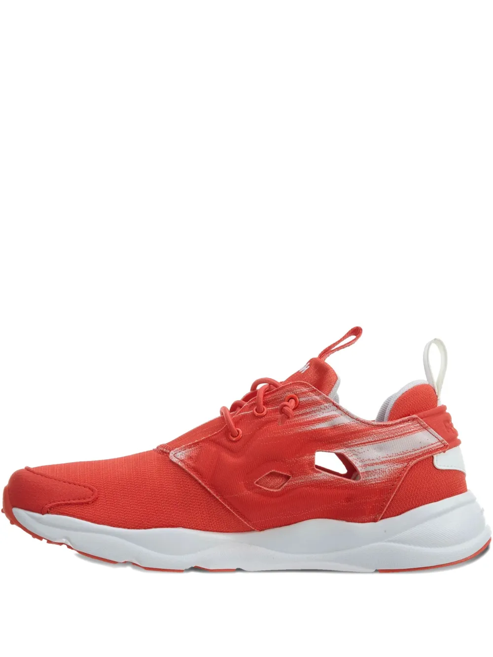 Reebok Furylite Contemporary "laser Red/white" Sneakers In Red